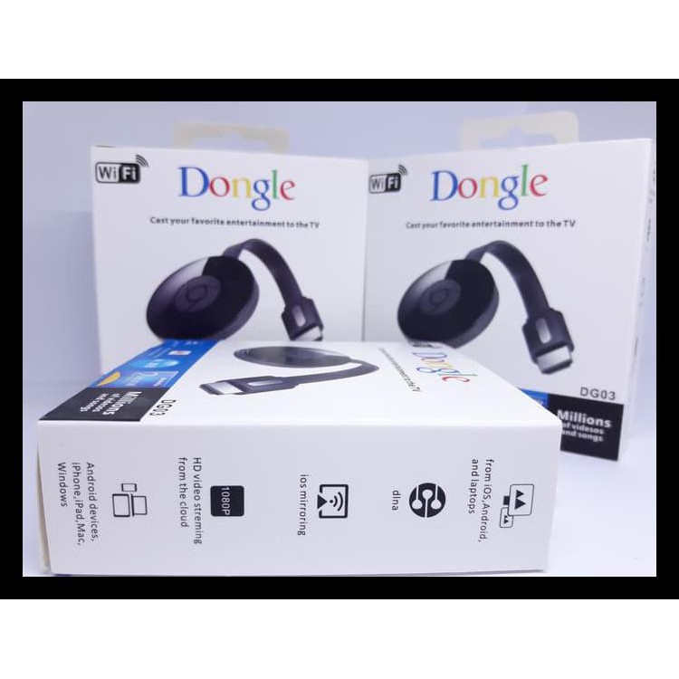 Termurah Wifi Dongle Chrome Cast Hdmi Miracast Screen Cast Dlna For Android Ios Berkualitas