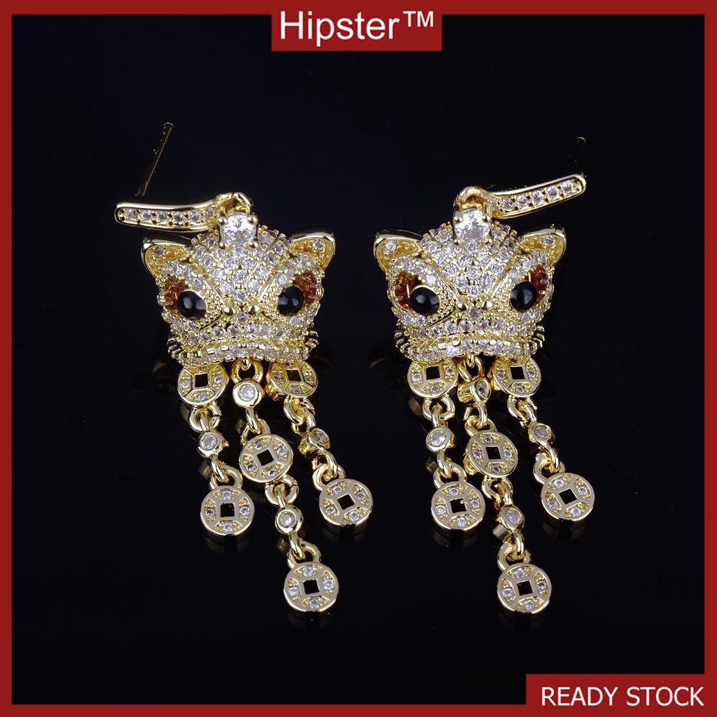 Trend Creative Pendant Earrings with Diamonds