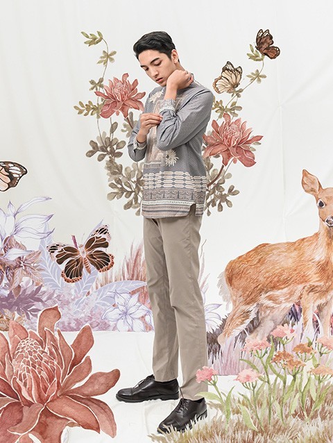 Abimana Shirt in Shady Lady - Klamby