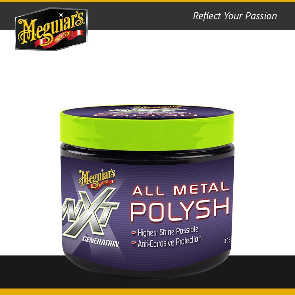 Meguiars G13005 NXT All Metal Polysh 142 g, Metal Polish, Pembersih metal