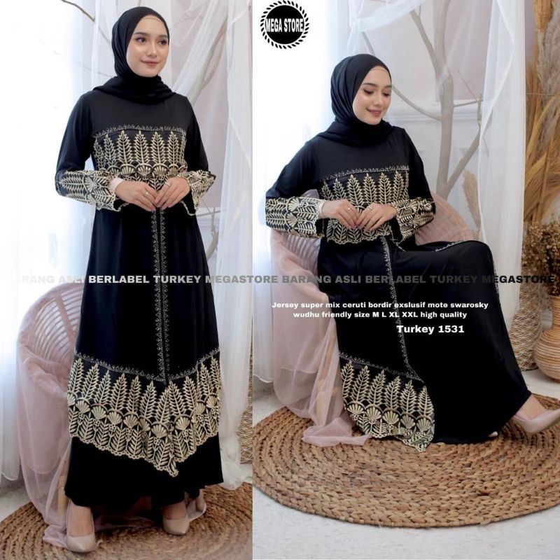 turkey 1531 Abaya Gamis  Dress Megastore