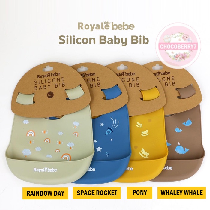 Royale Bebe Bib Bayi Celemek Bayi - Baby Silicone Bibs RoyaleBebe