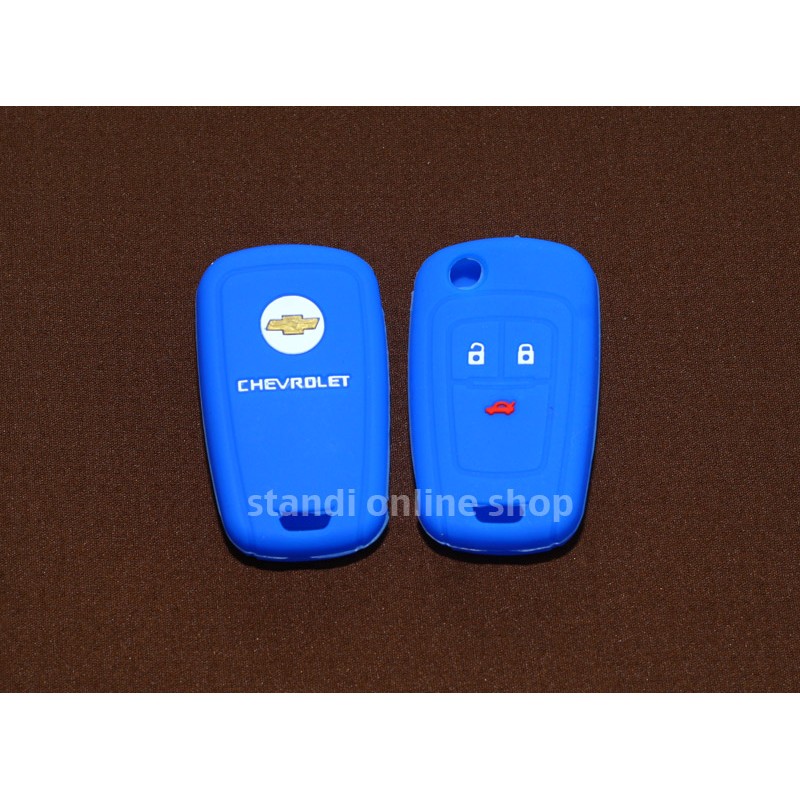 Kondom Kunci Silikon Remote Keyshirt Chevrolet 3 Tombol