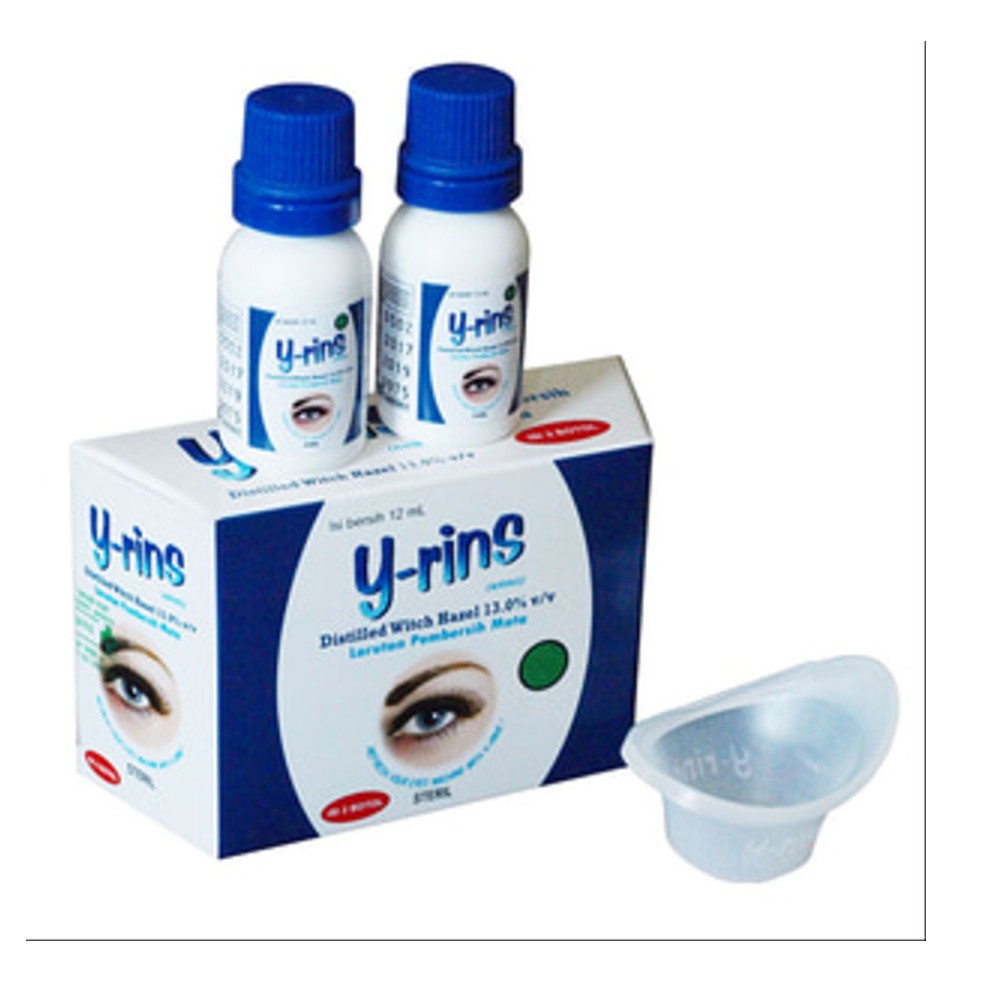 Y-Rins Yrins Yrin Y Rins Kemasan 2 Botol Isi 12 ml Obat Pembersih Mata