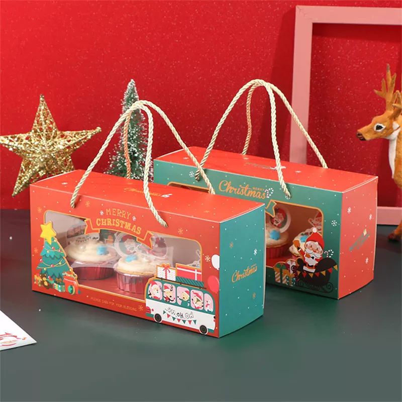 (GB39)Kotak Cupcake Natal/Gift Box/Box Hampers