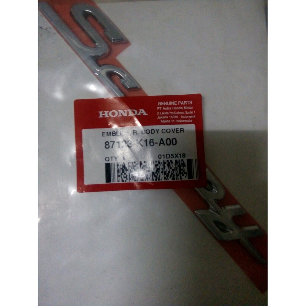 emblem scoopy fi 2012 - 2016 kanan 87123-K16-A00