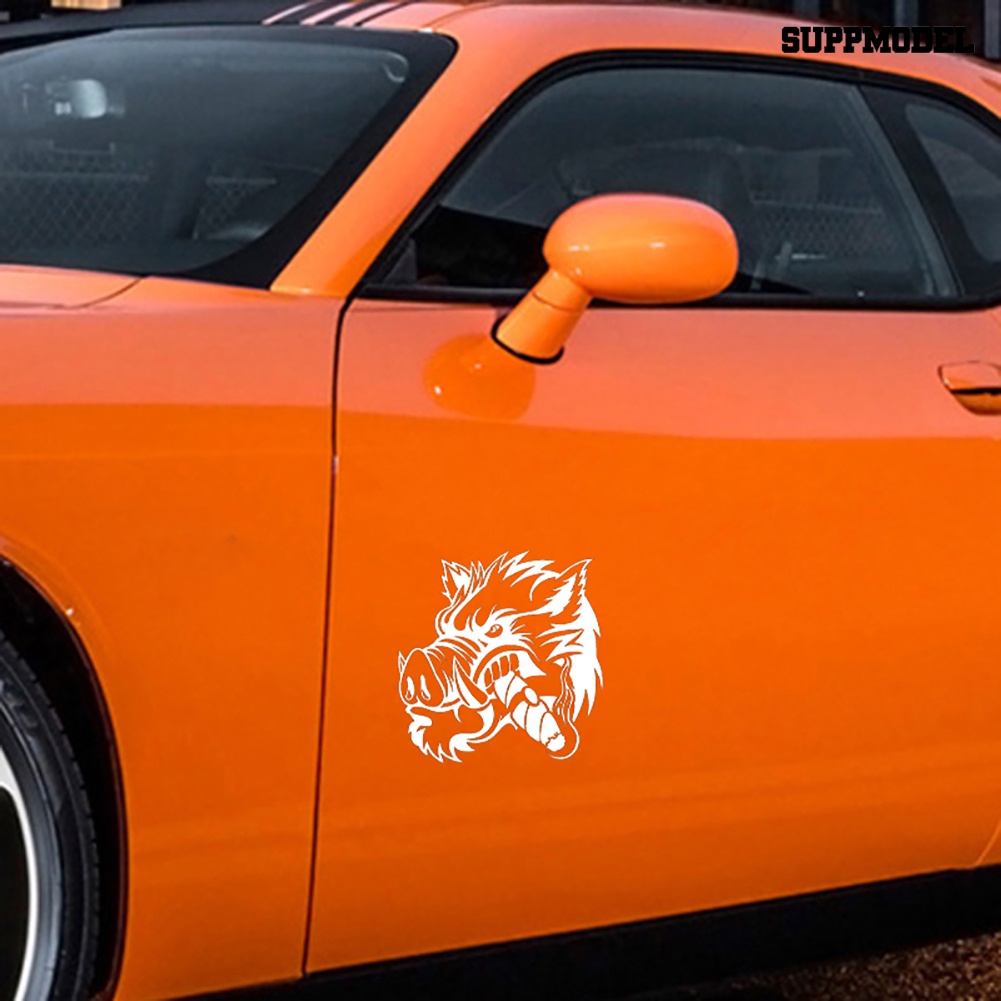 Sticker Decal Reflektor Dekorasi Bodi Mobil Motif Gambar Binatang Liar