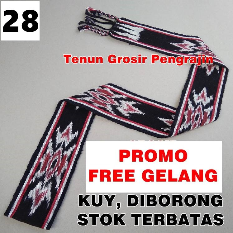 Ikat Kepala Tenun Etnik Motif Dayak Kalimantan Toraja Bali Sumba Papua Lombok Kain PROMO TERMURAH-28-(Nusa)