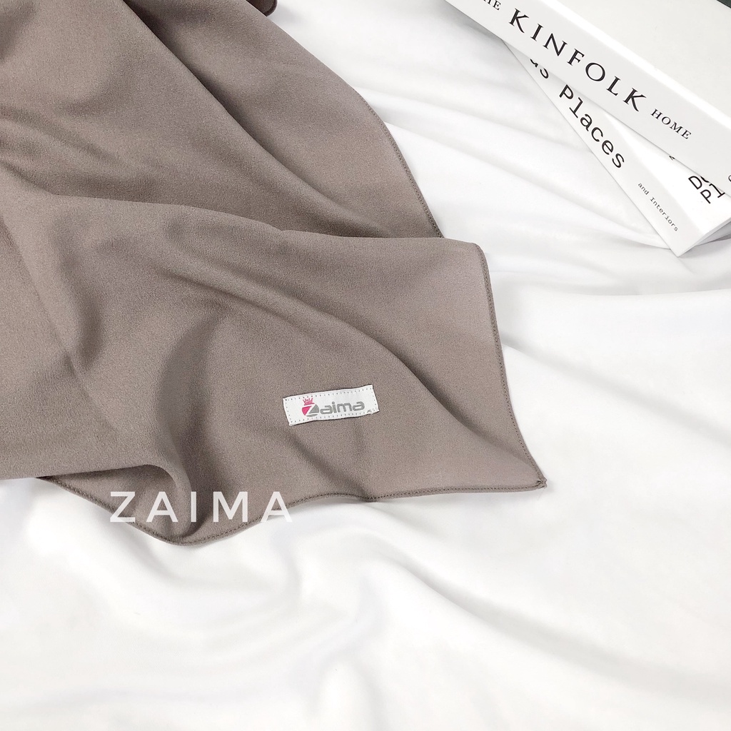 Pashmina Diamond Besar 75 x 200 Jumbo Lebar Syar'i Menutup Dada-Ash Grey