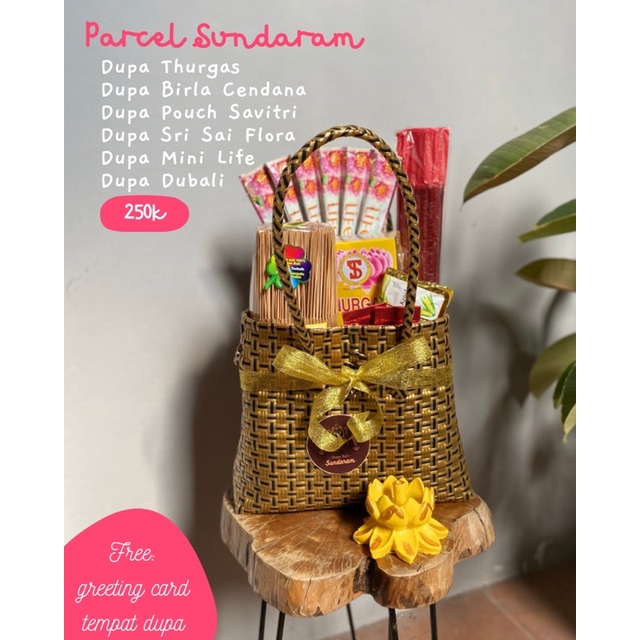 

Parcel Tas Jali isian Dupa Premium