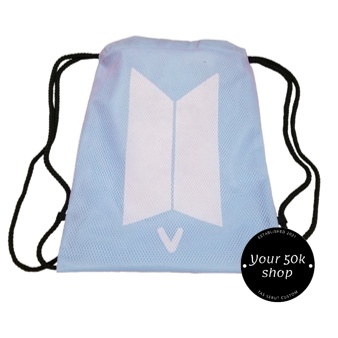 Tas Serut Backpack Punggung BTS BISA CUSTOM NAMA KALIAN v suga RM jimin jhope jungkook kim seok jin