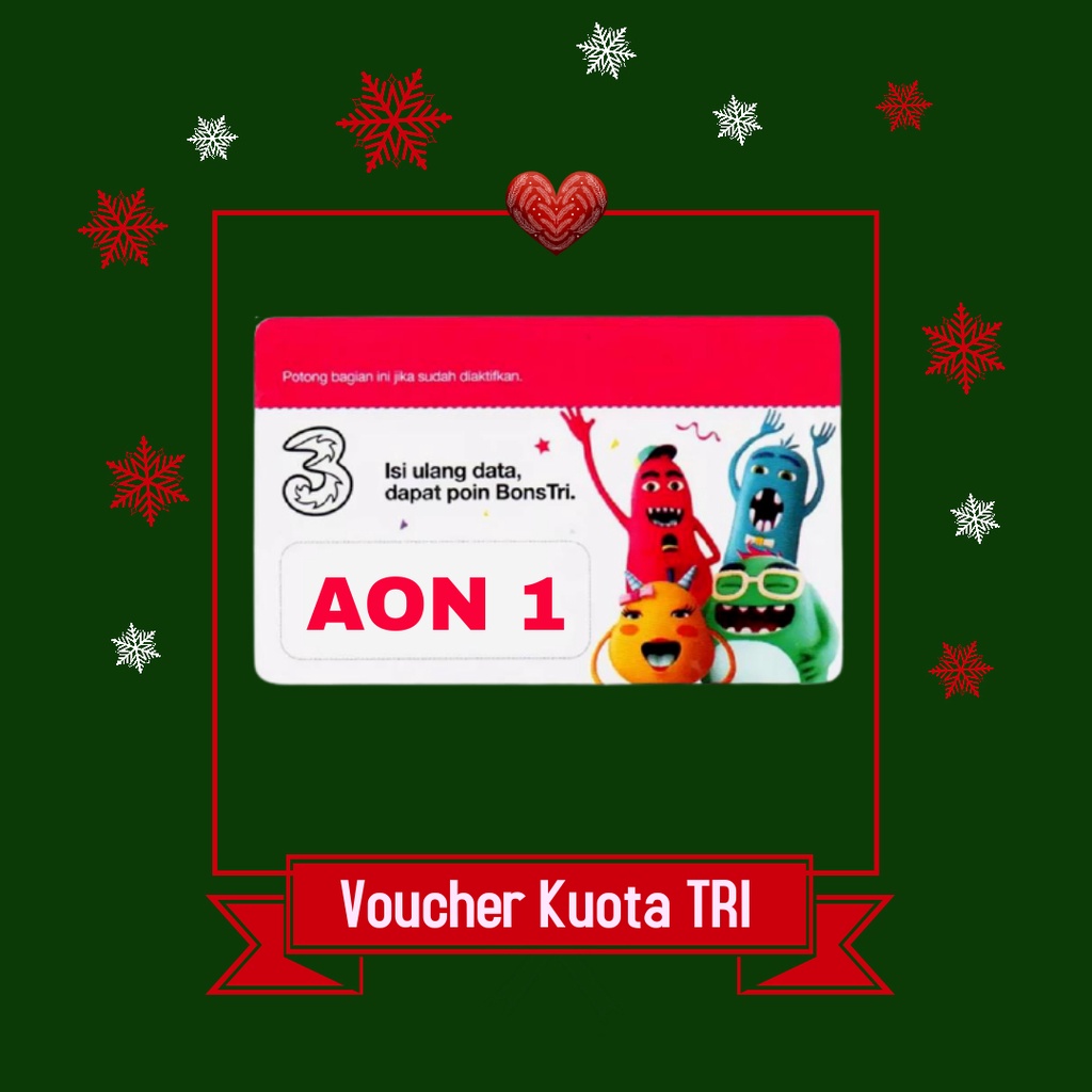 Voucher Data Tri AON 1 GB