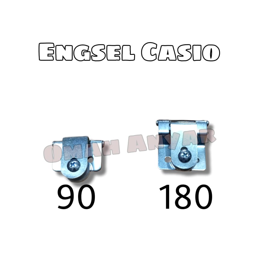 Engsel Lemari Kaca Casio 90 180 Chrome Bukan Huben 86