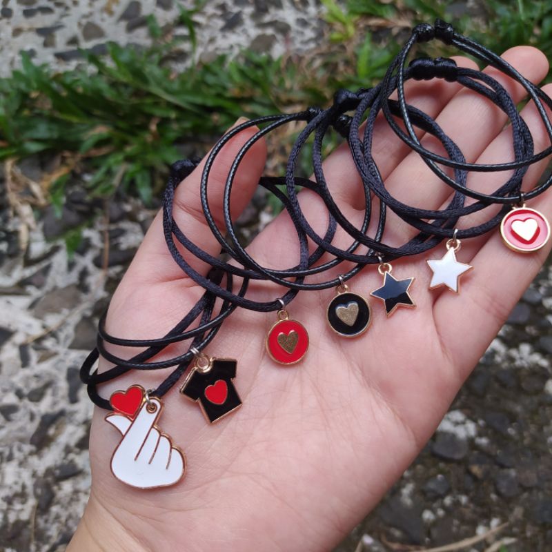 BRACELET MOON & STAR / GELANG BULAN BINTANG COUPLE PERSAHABATAN BESTIE UNIK MURAH-3