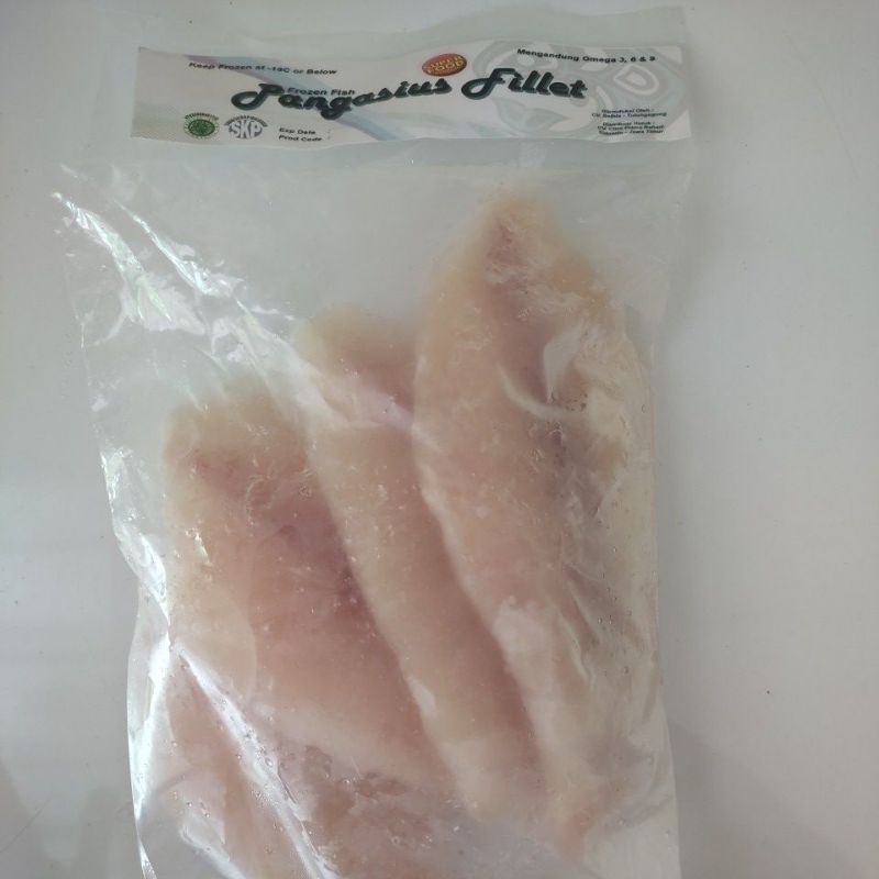 

Ikan dori fillet beku/ frozen pangasius fillet 1 kg isi 3 & 4