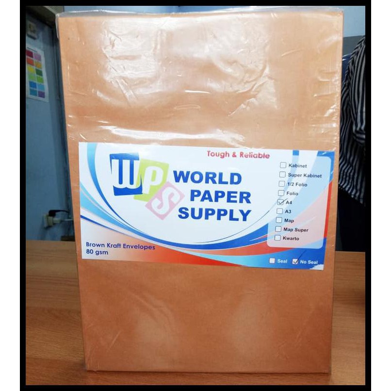 

Silahkan Order Amplop Coklat Ukuran A4 Wps ( 30 X 22 Cm )