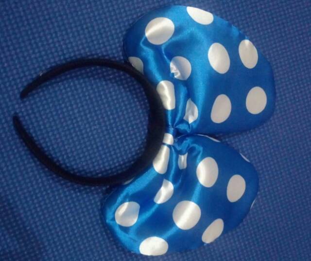 Bando pita jumbo polkadot minnie