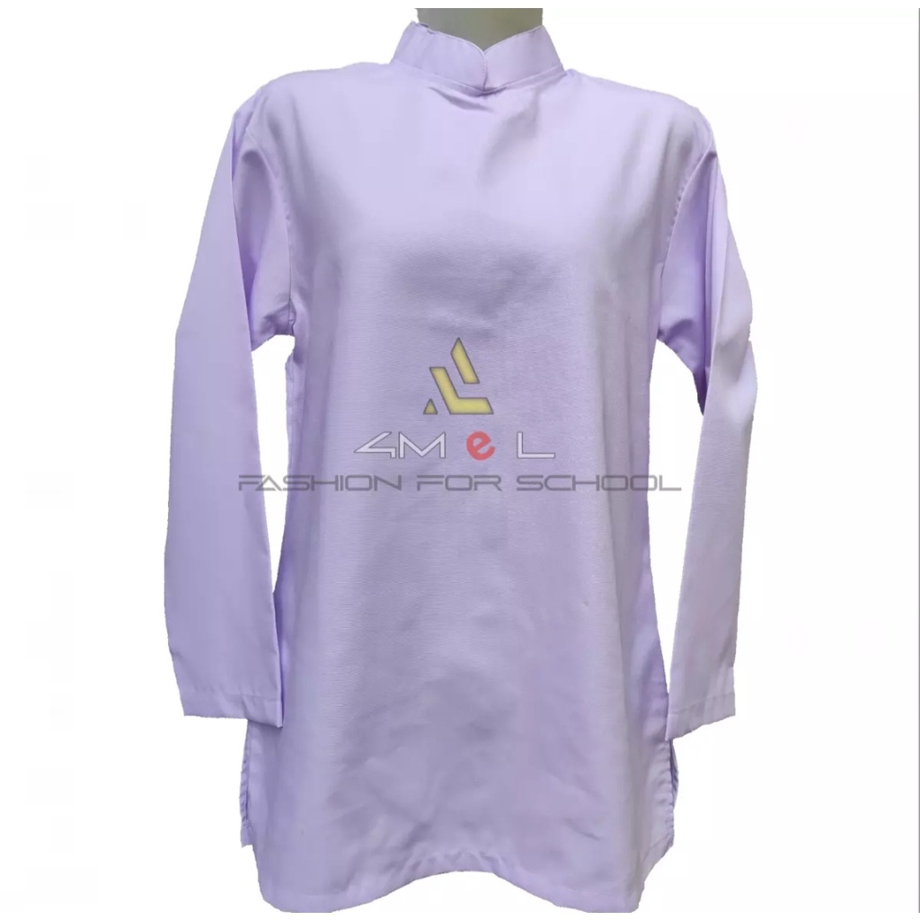 Baju Kurung Seragam Sekolah Baju Muslim SD/SMP/SMA Kain High Twis/LICIN