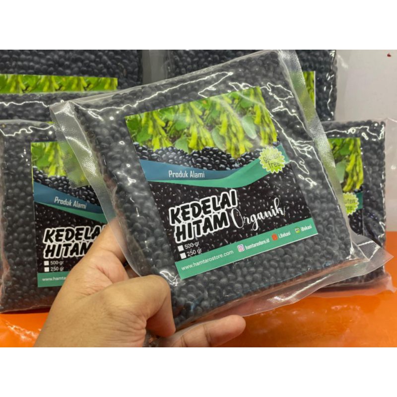 Kacang Kedelai Hitam Organik 500 gr