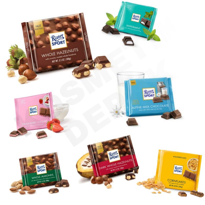 

PROMO 1 HARI ED 05.2023!! RITTER SPORT 100G / COKLAT IMPORT GERMANI RITTER SPORT 100GR