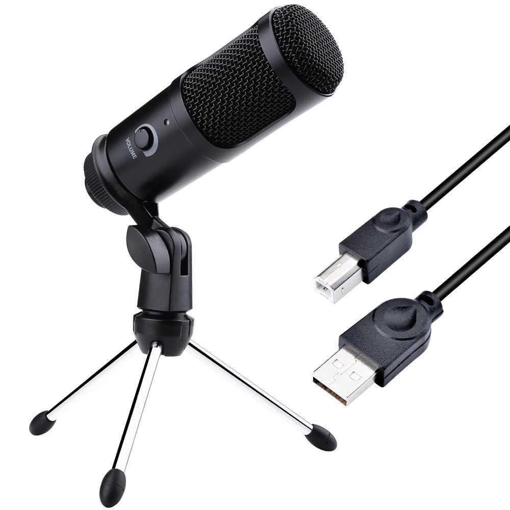 OLLIVAN Microphone Condenser USB Mikrofon Studio with Stand - UD-800 ( Al-Yusi )