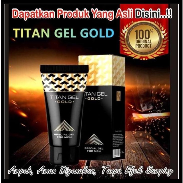 New Obat Oles Pembesar Alat Vital-Pria Titangold Gel Original Pembesar Kode 152