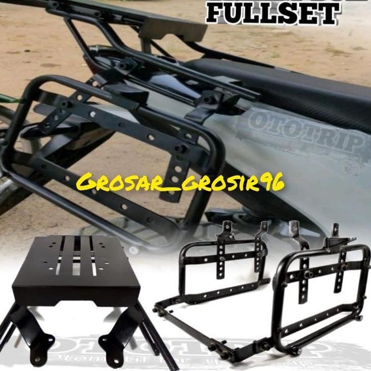 Dijamin Miring harga.. Paket Hemat Bracket Top Box Model Geser dan Breket BOX samping SB 2000 Fullse