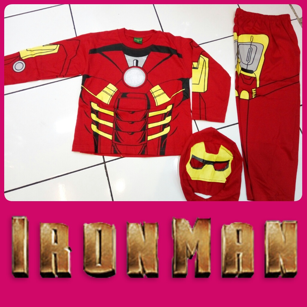 Sale Baju Flash Spiderman Incredibles Kostum Anak Superhero 1 2 3 Tahun Promo Setelan Panjang