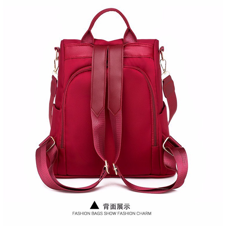 POABA Tas Ransel Wanita Multifungsi Backpack shoulder bag  Import Korea Fashion Stock  Bisa Selempang 550