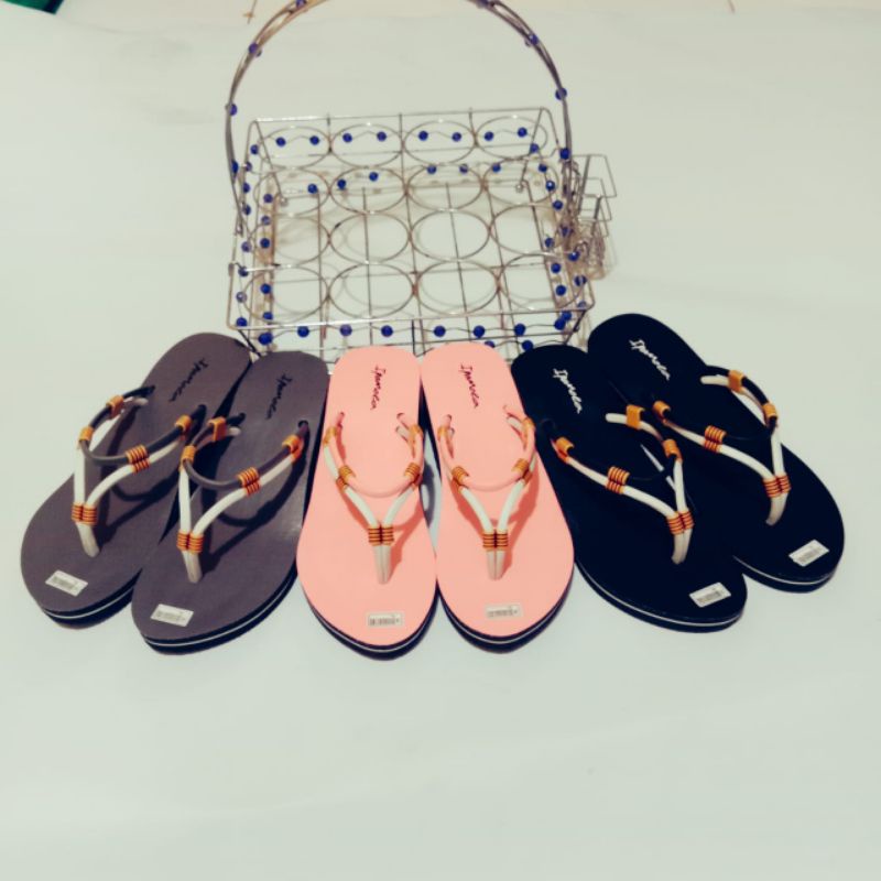 Sandal Wanita Wedges Jepit Louya