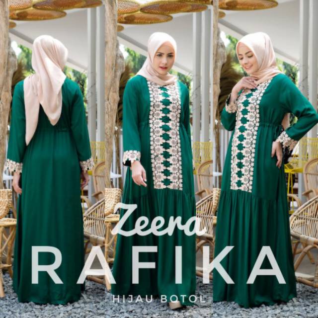 Daster arab ZEERA RAFIKA Clasic Dress Rayon Busui Original