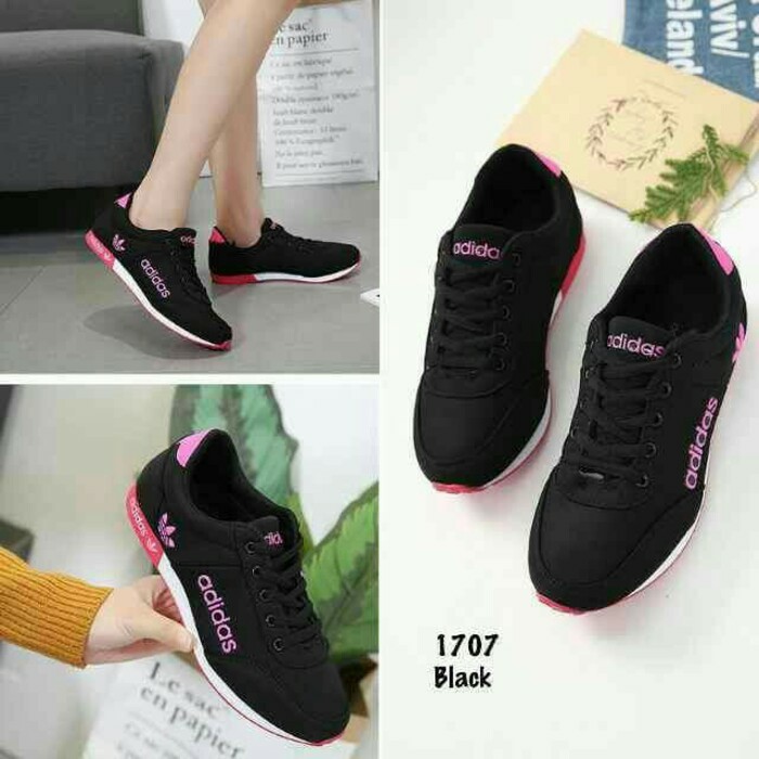 GROSIR SEPATU WANITA PEREMPUAN CEWEK OLAH RAGA KETS ADIDAS ZX PINK SALEM KETS CASUAL SPORT MURAH