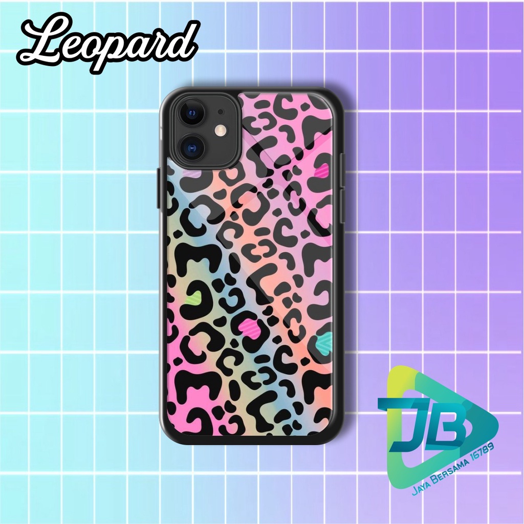 HARDCASE 2D GLOSSY LEOPARD OPPO VIVO XIAOMI SAMSUNG REALME IPHONE ALL TYPE JB5111