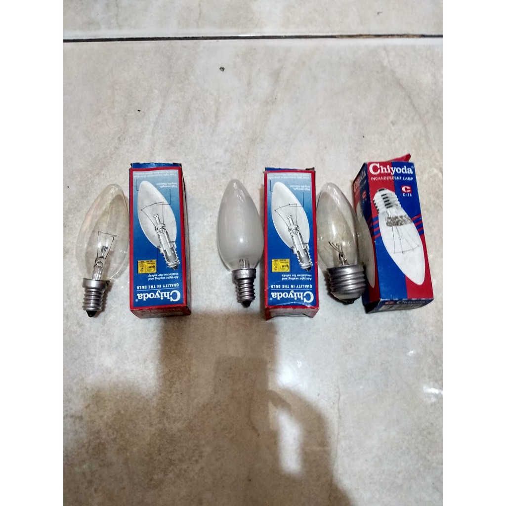 Lampu Jantung Besar/ candle/e27 Torpedo untuk lampu hias pijar chiyoda