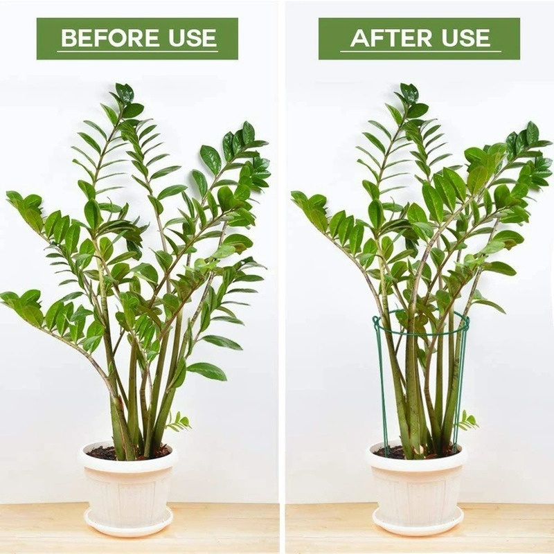 Klip Holder Tanaman Bonsai / Bunga / Sayuran Bentuk Setengah Lingkaran Bahan Plastik