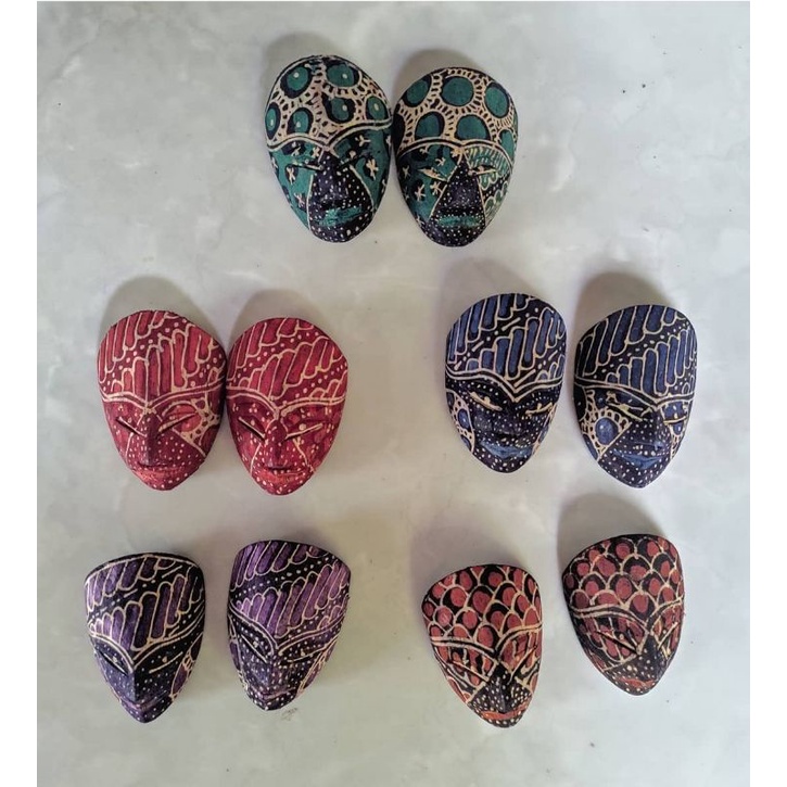topeng kayu batik mini