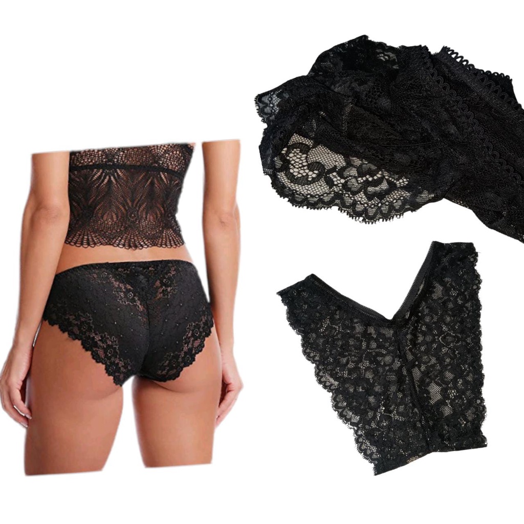 G-string Panty Thong Underwear Pakaian Dalam Celana Dalam CD Wanita Sexy Sexy Wanita Lace/ RANDOM 1 PCS DAN PROMO 3PCS