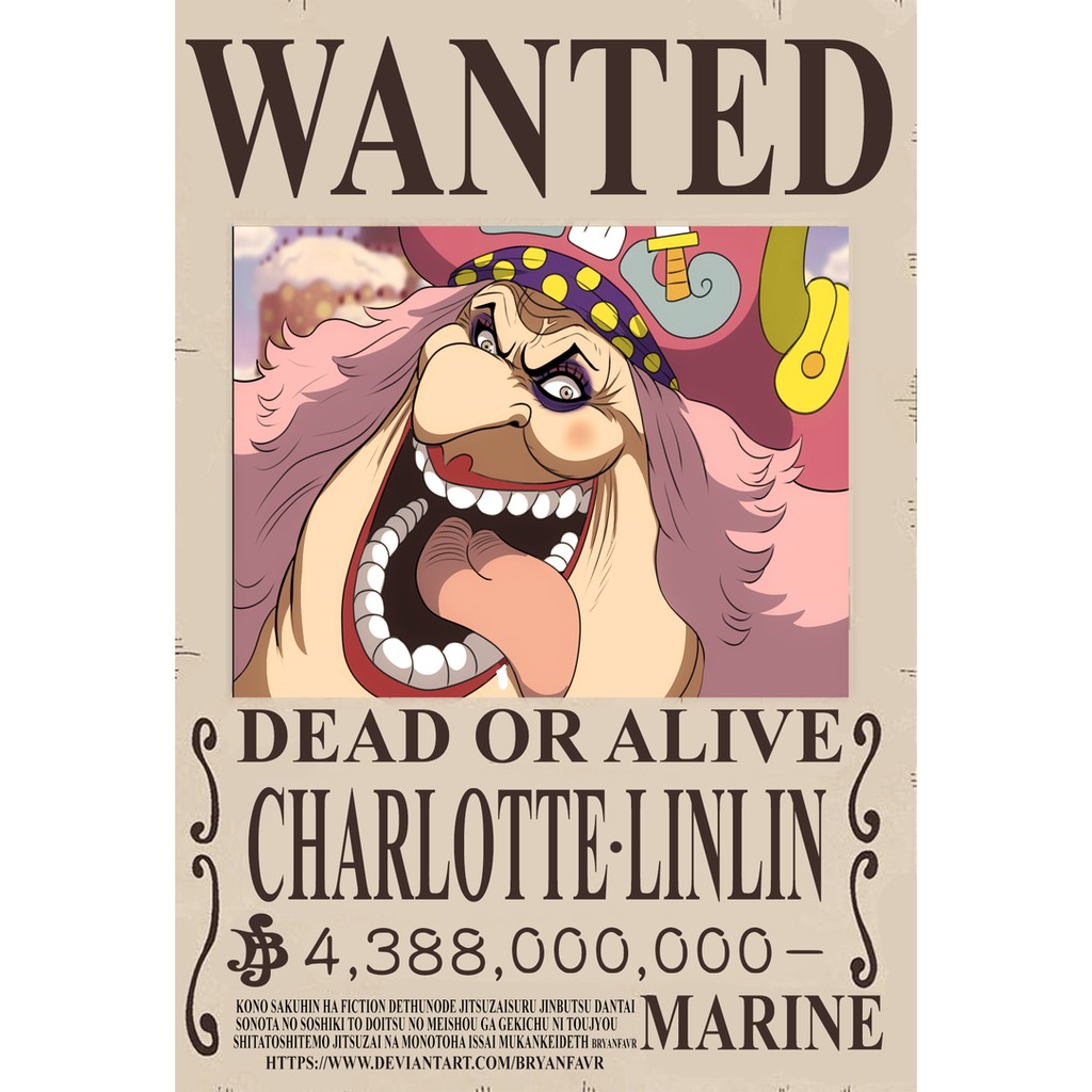 Sticker Poster Bounty One Piece Mugiwara Crew Vintage by Okashi Store-3