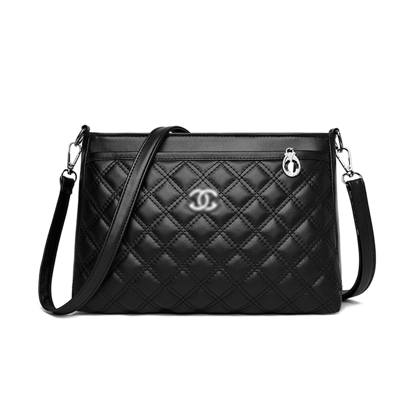 AND COD Tas Selempang Wanita Kulit Grid Motif timbul Slempang Wanita Korea Murah Multifungsi T146