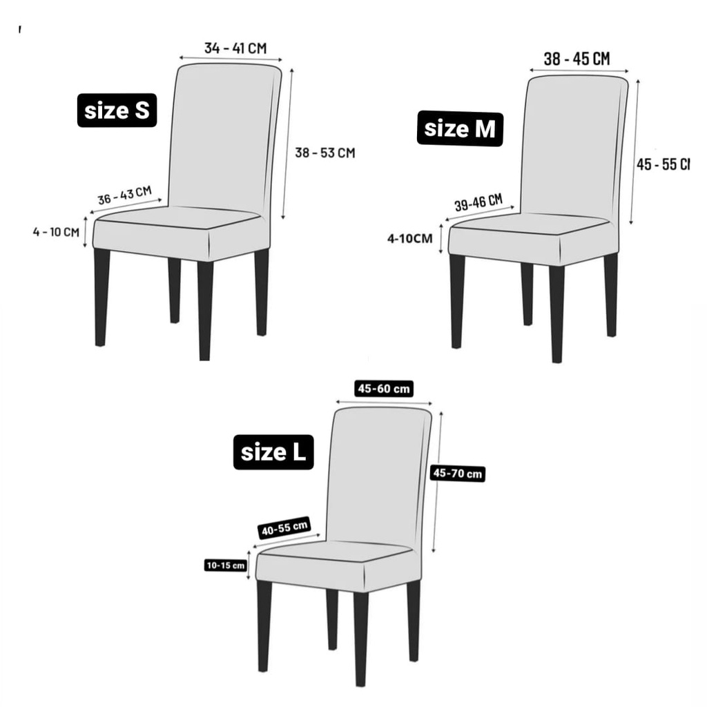 cover sarung KURSI MAKAN ELASTIS
