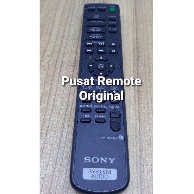 REMOTE REMOT SYSTEM AUDIO SONY RM-SE2AVS ORIGINAL ASLI