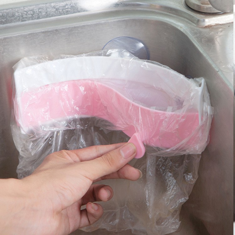 Rak Plastik Sampah Dengan Suction Cup Untuk Wastafel Dapur KT-46 KODAKI