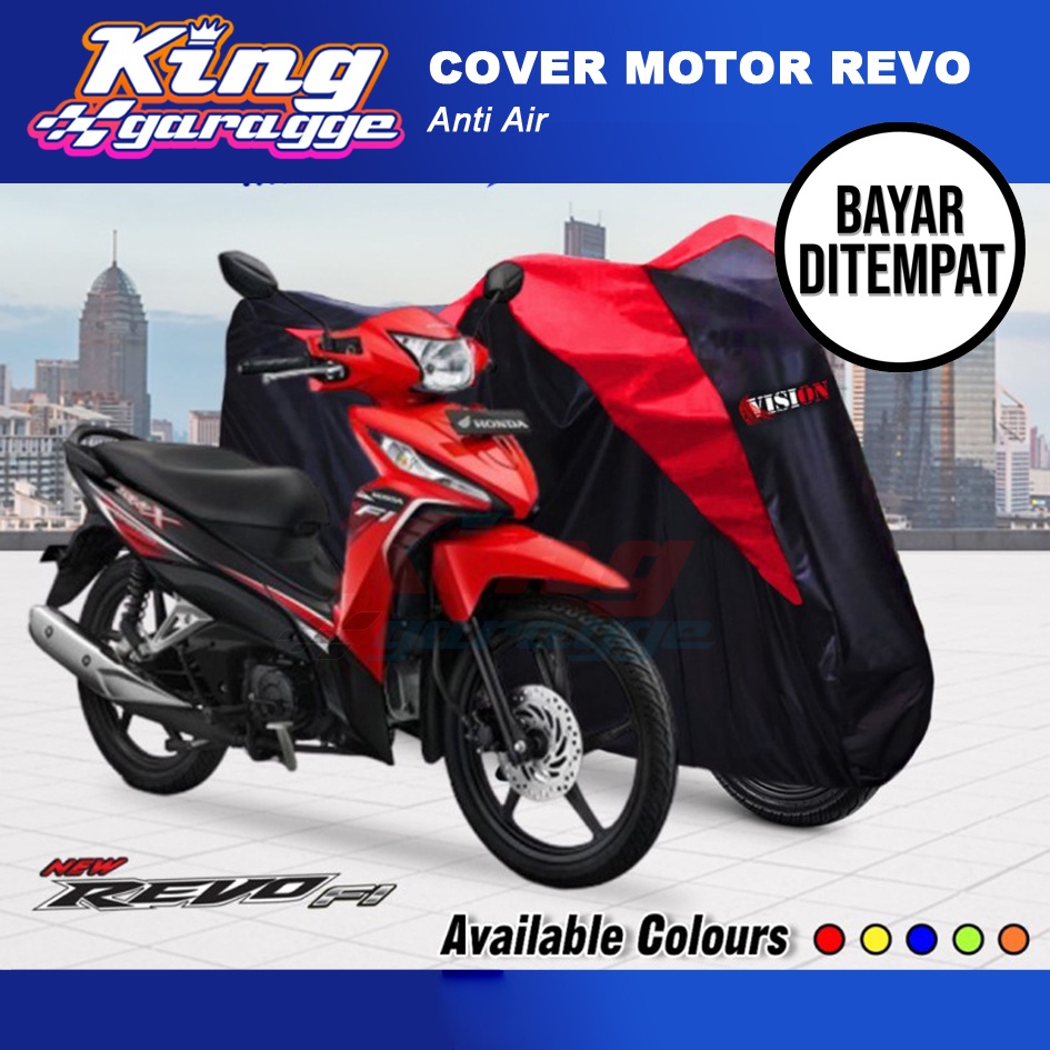 Cover Motor Revo/ Selimut Motor Revo / Jas Motor Revo Berkualitas /Sarung Motor Revo / Mantel Motor 