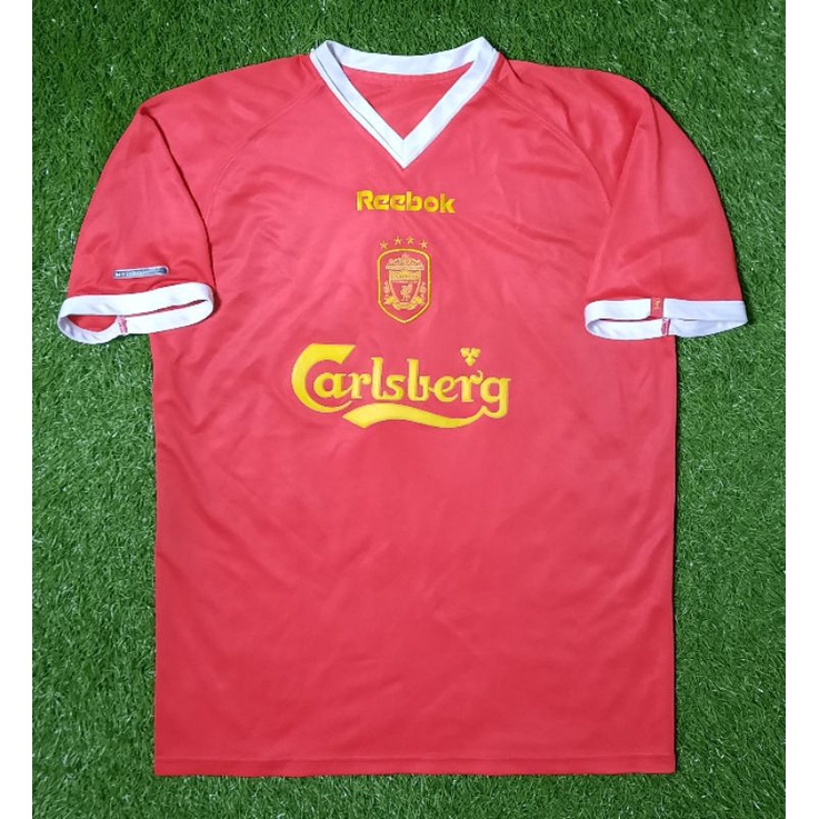 Jersey Liverpool Original 2001 2003 Home Eropa Kit