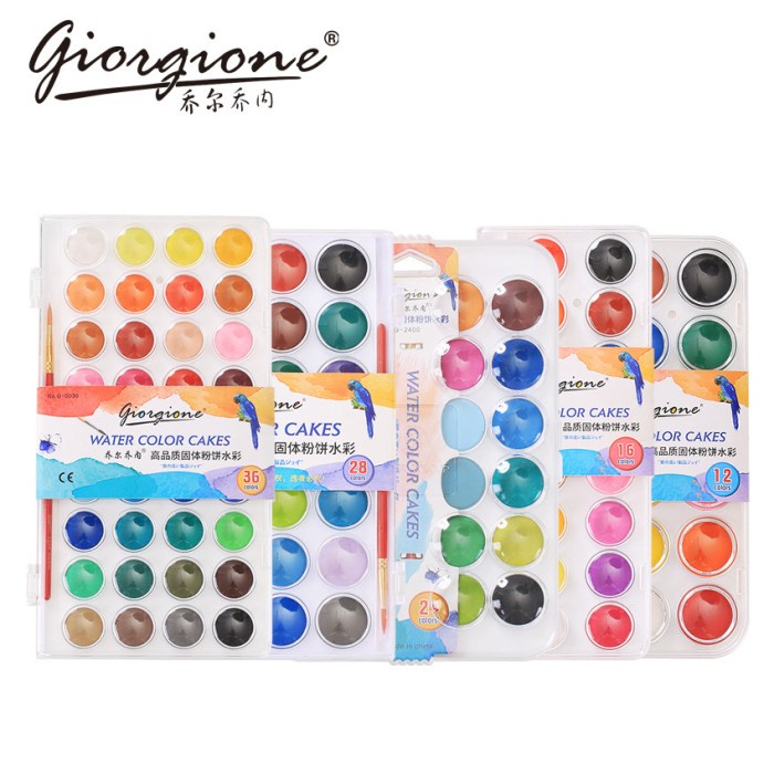 

air-cat- giorgione colors solid watercolor cat air box set - paket, 36 -cat-air.