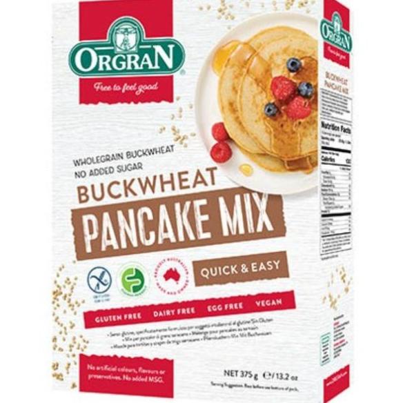 

ORGRAN BUCKWHEAT PANCAKE MIX GLUTEN FREE (375G)