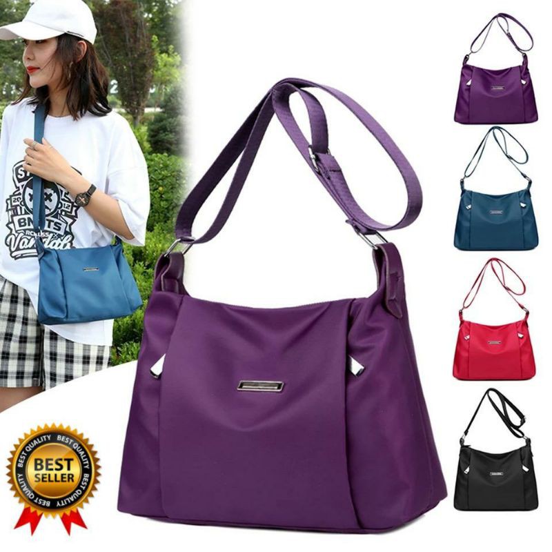 TAS SELEMPANG 2022 WANITA ANTI AIR URSULA SLING BAG PREMIUM IMPORT KOREA MURAH FASHION CEWEK BATAM KERJA