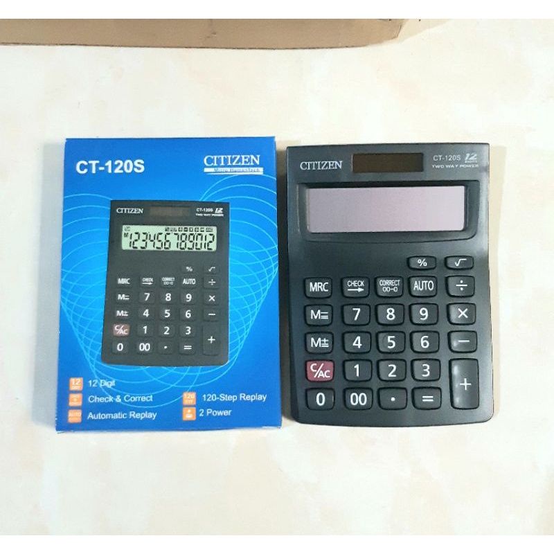 

Kalkulator Citizen CT-120S 12digit