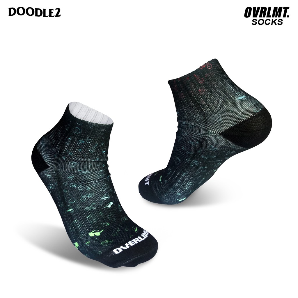 OVERLIMIT doodles 2 - Kaos Kaki Pendek Pria Wanita Tebal Motif Distro Kaoskaki Premium Print Sock Uniseks Kaus kaki Printing Unisex Koskaki Print Cewek Kauskaki Cowok Ukuran Mata Kaki Terbaru Kasut Kantor Sekolah Formal Model Oldschol Oldschool Oldskol