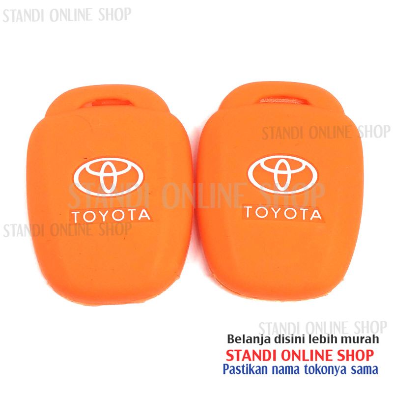 Silicone Remote Cover Sarung Kunci Keyshirt Toyota All New Yaris G E Sienta E